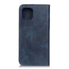 Leather Case Stands Flip Cover L03 Holder for Xiaomi Mi 10 Lite Blue