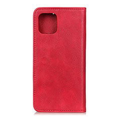 Leather Case Stands Flip Cover L03 Holder for Xiaomi Mi 10 Lite Red