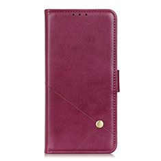 Leather Case Stands Flip Cover L03 Holder for Xiaomi Mi 10T Pro 5G Red Wine