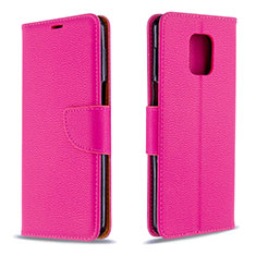 Leather Case Stands Flip Cover L03 Holder for Xiaomi Poco M2 Pro Hot Pink