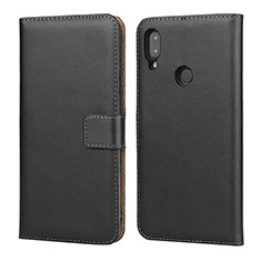 Leather Case Stands Flip Cover L04 for Xiaomi Redmi Note 7 Black