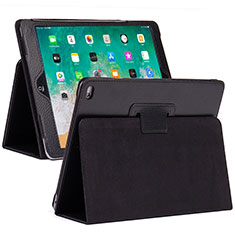 Leather Case Stands Flip Cover L04 Holder for Apple iPad 10.2 (2020) Black