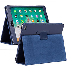Leather Case Stands Flip Cover L04 Holder for Apple iPad 10.2 (2021) Blue