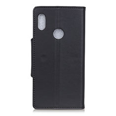 Leather Case Stands Flip Cover L04 Holder for BQ Vsmart Active 1 Black