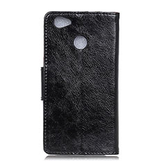 Leather Case Stands Flip Cover L04 Holder for Google Pixel 3a XL Black