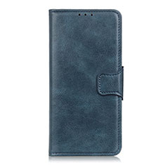 Leather Case Stands Flip Cover L04 Holder for Huawei Honor 30S Blue