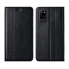 Leather Case Stands Flip Cover L04 Holder for Huawei Honor Play4 Pro 5G Black