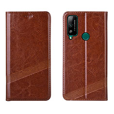 Leather Case Stands Flip Cover L04 Holder for Huawei Honor Play4T Orange