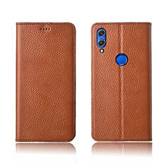 Leather Case Stands Flip Cover L04 Holder for Huawei Honor View 10 Lite Orange