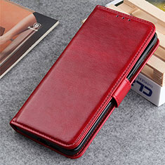 Leather Case Stands Flip Cover L04 Holder for Huawei Nova 8 SE 5G Red