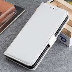 Leather Case Stands Flip Cover L04 Holder for Huawei Nova 8 SE 5G White