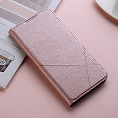 Leather Case Stands Flip Cover L04 Holder for Huawei P30 Lite Rose Gold
