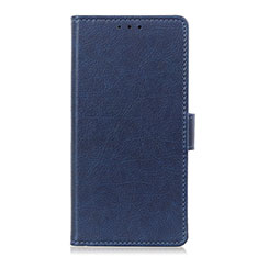 Leather Case Stands Flip Cover L04 Holder for LG Stylo 6 Blue