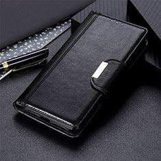 Leather Case Stands Flip Cover L04 Holder for Motorola Moto G Fast Black