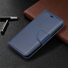 Leather Case Stands Flip Cover L04 Holder for Nokia 1.3 Blue