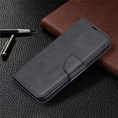 Leather Case Stands Flip Cover L04 Holder for Nokia 2.3 Black