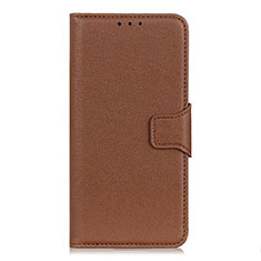 Leather Case Stands Flip Cover L04 Holder for Oppo Find X2 Pro Brown