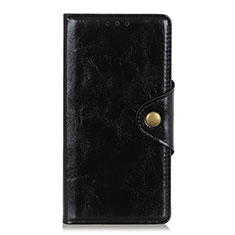 Leather Case Stands Flip Cover L04 Holder for Realme 6 Pro Black