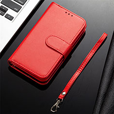 Leather Case Stands Flip Cover L04 Holder for Samsung Galaxy S20 Plus 5G Red
