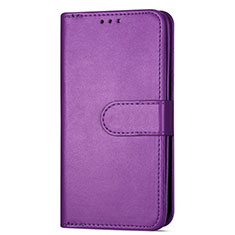 Leather Case Stands Flip Cover L04 Holder for Samsung Galaxy S20 Purple