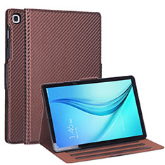 Leather Case Stands Flip Cover L04 Holder for Samsung Galaxy Tab S5e 4G 10.5 SM-T725 Brown
