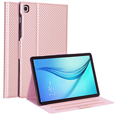 Leather Case Stands Flip Cover L04 Holder for Samsung Galaxy Tab S5e 4G 10.5 SM-T725 Rose Gold