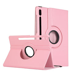 Leather Case Stands Flip Cover L04 Holder for Samsung Galaxy Tab S6 10.5 SM-T860 Pink