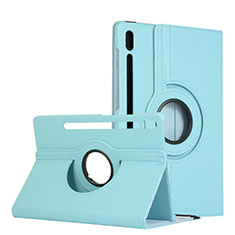 Leather Case Stands Flip Cover L04 Holder for Samsung Galaxy Tab S6 10.5 SM-T860 Sky Blue