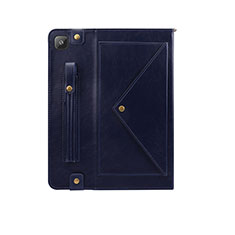 Leather Case Stands Flip Cover L04 Holder for Samsung Galaxy Tab S6 Lite 4G 10.4 SM-P615 Blue