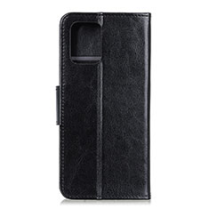 Leather Case Stands Flip Cover L04 Holder for Xiaomi Mi 10 Lite Black
