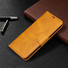 Leather Case Stands Flip Cover L04 Holder for Xiaomi Poco M2 Pro Orange