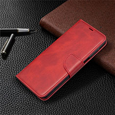 Leather Case Stands Flip Cover L04 Holder for Xiaomi Poco M2 Pro Red