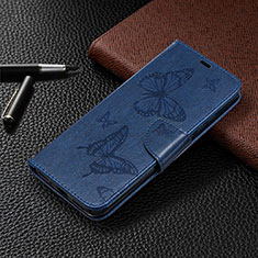 Leather Case Stands Flip Cover L04 Holder for Xiaomi Redmi 10A 4G Blue