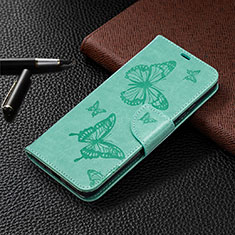 Leather Case Stands Flip Cover L04 Holder for Xiaomi Redmi 10A 4G Matcha Green