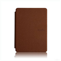 Leather Case Stands Flip Cover L05 Holder for Amazon Kindle Paperwhite 6 inch Brown