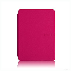 Leather Case Stands Flip Cover L05 Holder for Amazon Kindle Paperwhite 6 inch Hot Pink