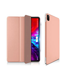 Leather Case Stands Flip Cover L05 Holder for Apple iPad Pro 11 (2020) Rose Gold