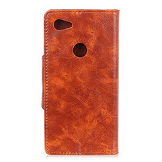 Leather Case Stands Flip Cover L05 Holder for Google Pixel 3a XL Orange