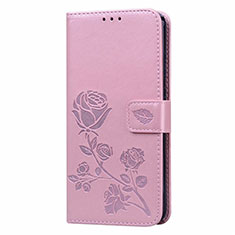 Leather Case Stands Flip Cover L05 Holder for Huawei Honor 9A Pink
