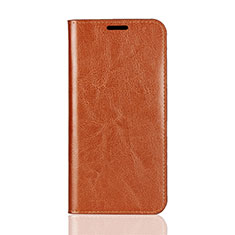 Leather Case Stands Flip Cover L05 Holder for Huawei Mate 20 Lite Orange