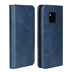 Leather Case Stands Flip Cover L05 Holder for Huawei Mate 20 Pro Blue