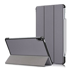 Leather Case Stands Flip Cover L05 Holder for Huawei MatePad Pro Gray