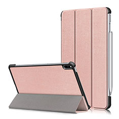 Leather Case Stands Flip Cover L05 Holder for Huawei MatePad Pro Rose Gold