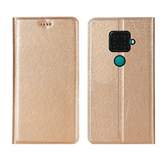Leather Case Stands Flip Cover L05 Holder for Huawei Nova 5i Pro Gold
