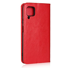 Leather Case Stands Flip Cover L05 Holder for Huawei Nova 6 SE Red