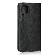 Leather Case Stands Flip Cover L05 Holder for Huawei Nova 7i Black