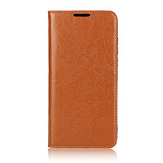 Leather Case Stands Flip Cover L05 Holder for Huawei P30 Lite New Edition Orange