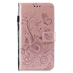 Leather Case Stands Flip Cover L05 Holder for Huawei P30 Pink