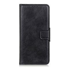 Leather Case Stands Flip Cover L05 Holder for Motorola Moto Edge Black