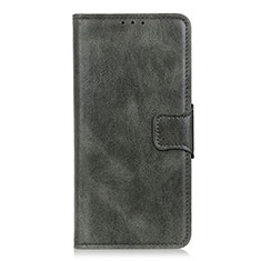 Leather Case Stands Flip Cover L05 Holder for Motorola Moto G Stylus Green